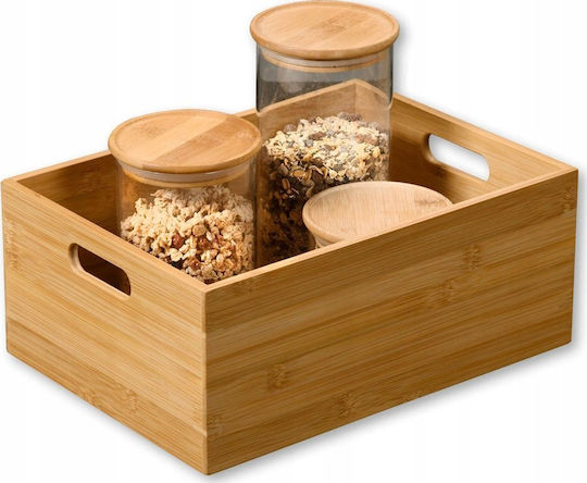 Kesper Brown Bamboo Lunch Box 33x24cm