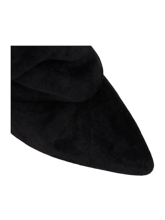 Cizme dama de catifea Negre