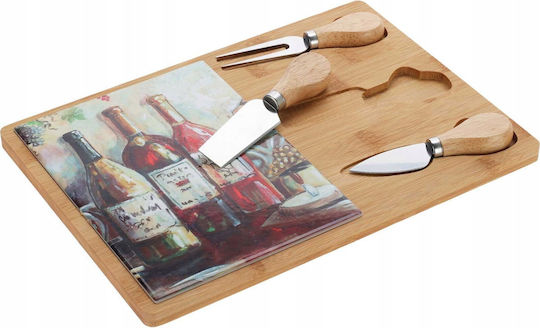 Excellent Houseware Подредба Рязане На Повърхности От Бамбук 30x21см