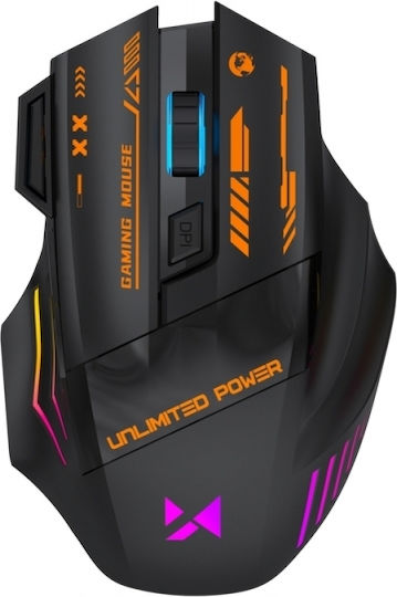 Wozinsky WMGB-1179 Kabellose RGB Gaming Maus 3200 DPI Schwarz