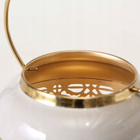 Boltze Sami Laterne Metallisch Gold 15x15cm