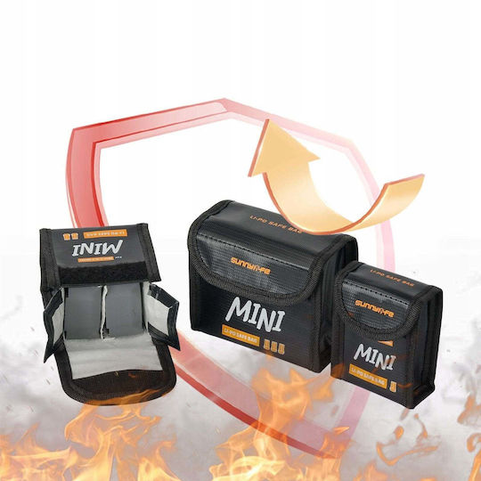 Sunnylife Fireproof Carrying Case Cover 3 X Batteries Dji Mini 5 4 3 Pro Mini 3 N5p-dc085-3