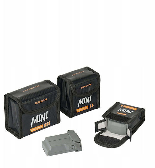 Sunnylife Fireproof Carrying Case Cover 3 X Batteries Dji Mini 5 4 3 Pro Mini 3 N5p-dc085-3