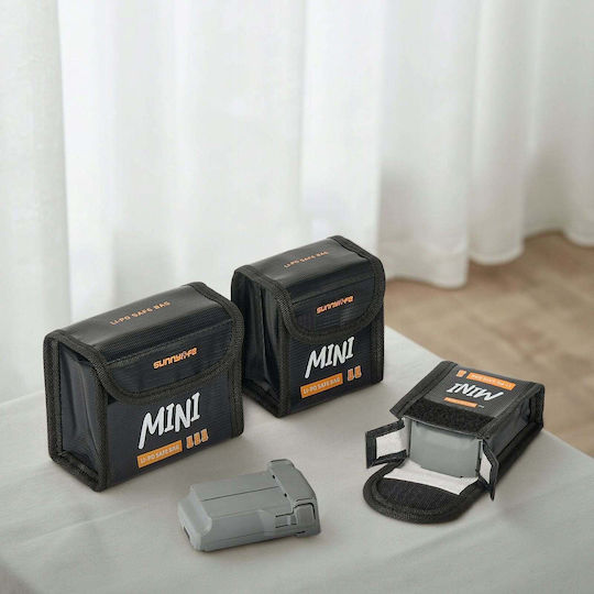 Sunnylife Fireproof Carrying Case Cover 3 X Batteries Dji Mini 5 4 3 Pro Mini 3 N5p-dc085-3