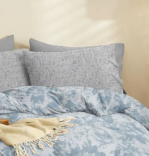 Cokitex Module Cearceafuri De Pat Single 165x260cm Denim 3 Bucăți