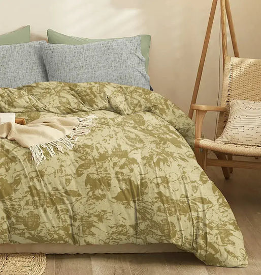 Cokitex Set Bed Sheets Single 165x260cm Sage 3 Pieces