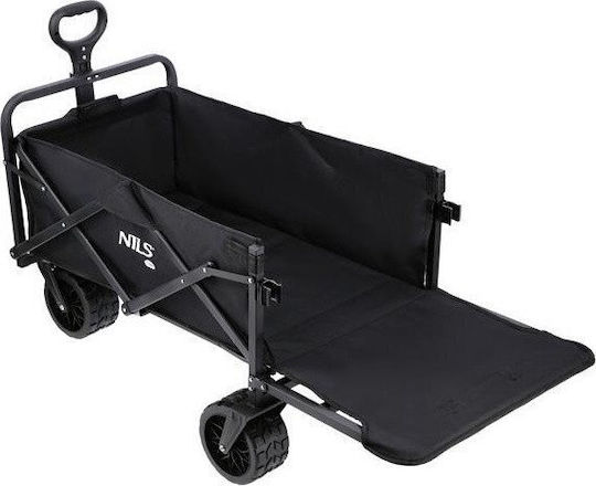 Nils Transport Trolley for Load Weight up to 100kg in Black Colour