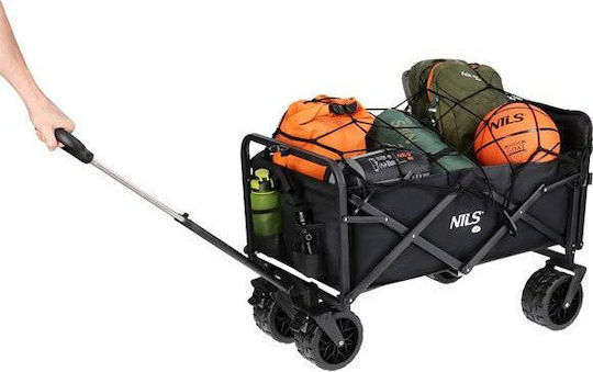 Nils Transport Trolley for Load Weight up to 100kg in Black Colour