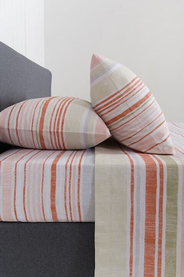 Naf Naf Summit Σετ King Size 4τμχ 270x280εκ. Red