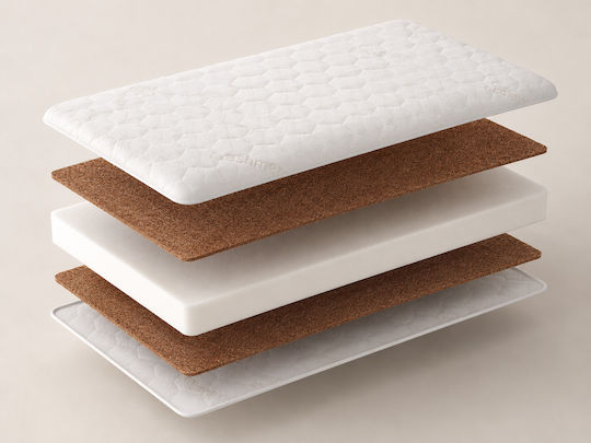 Danpol Saltea Pentru Patut cu Nucă de cocos 60cmx120cmx11cm