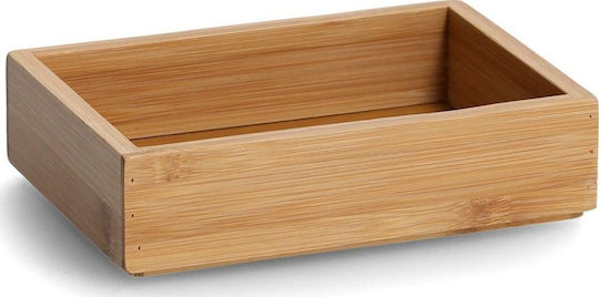 Zeller Wooden Storage Box with Lid Black 17x12cm 2 Pieces