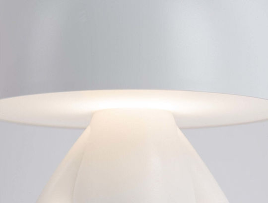 Leitmotiv LED Kinder Tischlampe Weiß 22x17cm