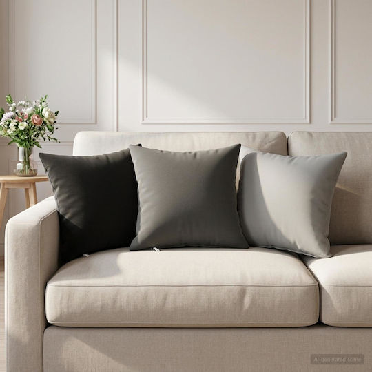 vidaXL Decorative Pillow Case Heerlen Anthracite 30x30cm