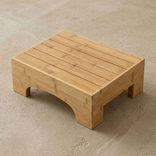 Σκαμπό Κουζίνας Ξύλινο Μπαμπού 15x40x30εκ.