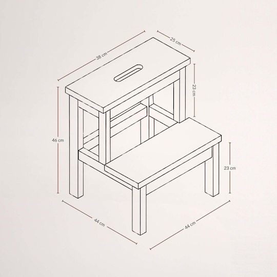 Hocker Für Das Wohnzimmer Hölzernes Bambus