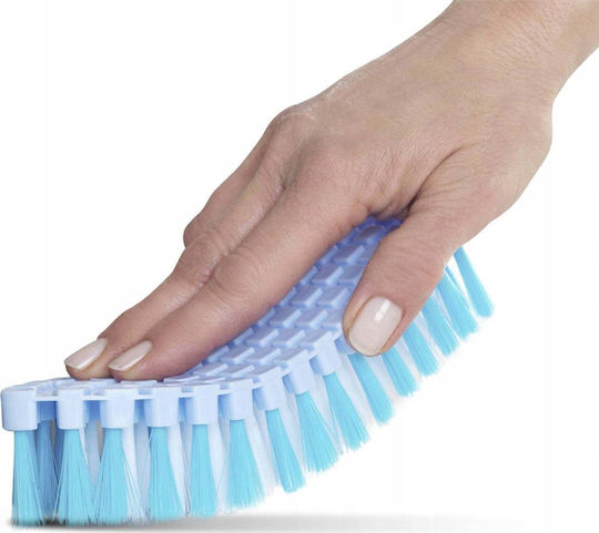 Maximex Plastic Cleaning Brushes with Handle for Multicoloured 4 Pieces
