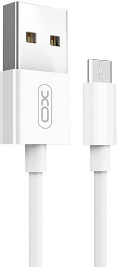 XO NB47 Regular USB 2.0 spre micro USB Cablu Alb 1m (XO-NB47M) 1buc