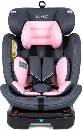 ForAll Lunex Столче за кола с Isofix Grey-Pink 0-36 кг