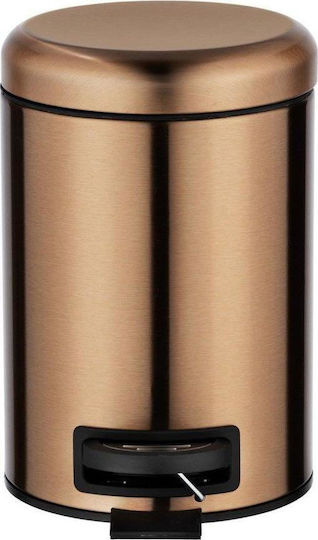 Wenko Inox Καλαθάκι Μπάνιου 3lt Χάλκινο