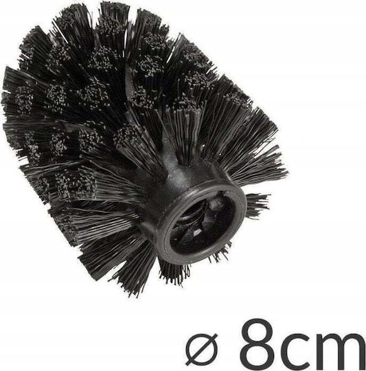 Wenko Inox Silver Bathroom Toilet Brush