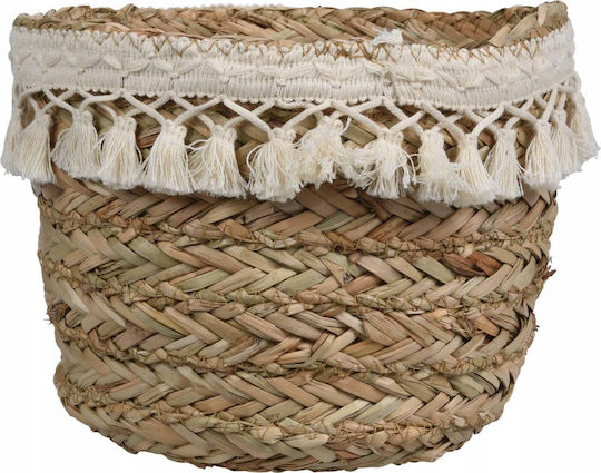 Atmosphera Fabric Brown Storage Basket 2 Pieces