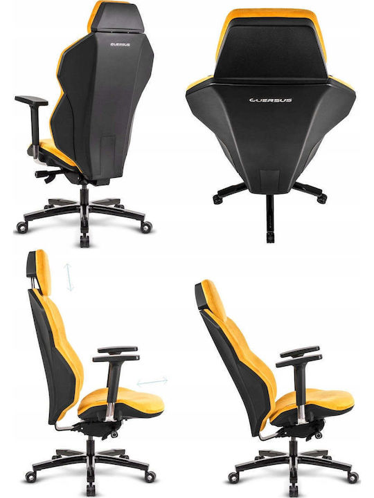 Quersus ICOS.1.2 Fabric Gaming Chair with Adjustable Arms Canary