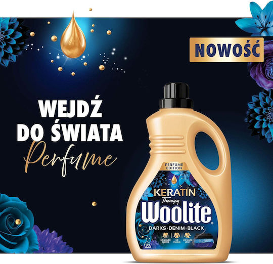 Woolite Woolite Flüssigwaschmittel mit Rosen Duft für Schwarze Kleidung 1.8lt (30 Messbecher)