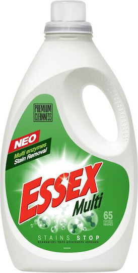 Essex Multi Stains Stop Течност Перилен препарат за дрехи 3.25lt (65 Мерителни чаши)