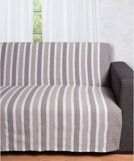 Silk Fashion Sofa Throw 180x250cm Beige