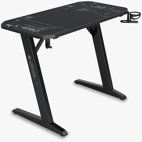 Gaming Office Nomad Wooden Black 120x60cm
