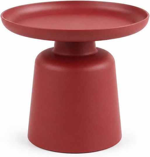 Rundes Beistelltisch Rote M49xL49xH44,5cm