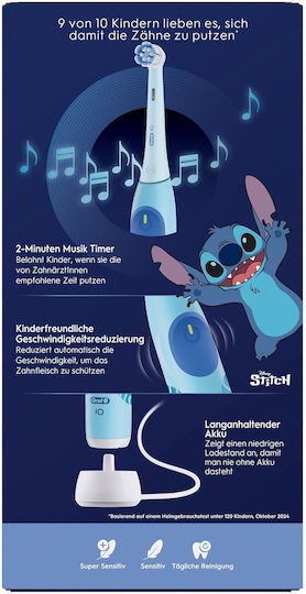 Oral-B Periuță de dinți electrică pentru copii cu cronometru pentru 6m+