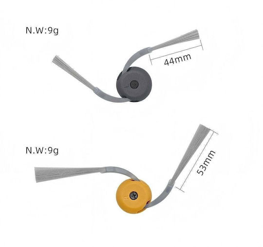 Πλευρικές Βούρτσες Jettools 2x Πλευρικές Βούρτσες Roborock Qrevo Curv 2 Flow Πλευρική Βούρτσα Jettools Qrevo Curv 2 Flow