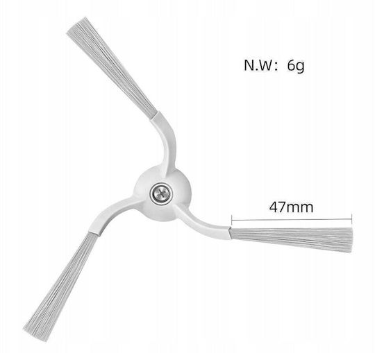 Странични Четки Jettools Dji Romo S A P 2 Броя Трираменни 47 Mm