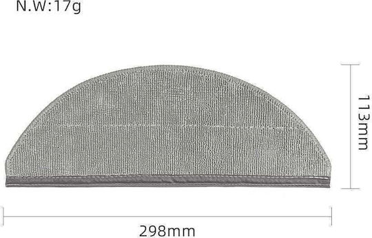 Jettools Roborock Q10 X5 Pf P Q8 Max Pro Lavetă De Șters Gri Microfibre Sb12066