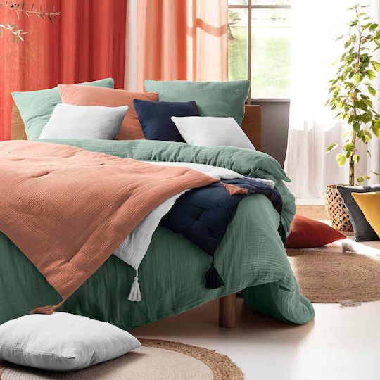 Douceur d'Intérieur Комплект чаршаф с 2 калъфки за възглавници Кралица 240x220см. Angelia (3 бр.)