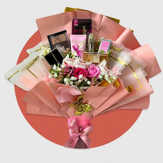 Buchet Special Frumos Trandafiri Săpun Plantați Manual Raffaello Praline Brățară Mini Parfum Produse Cosmetice