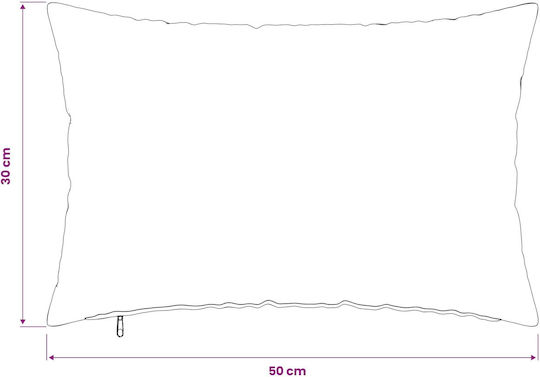 vidaXL Възглавница За Диван Heerlen Светлозелена 30x50см