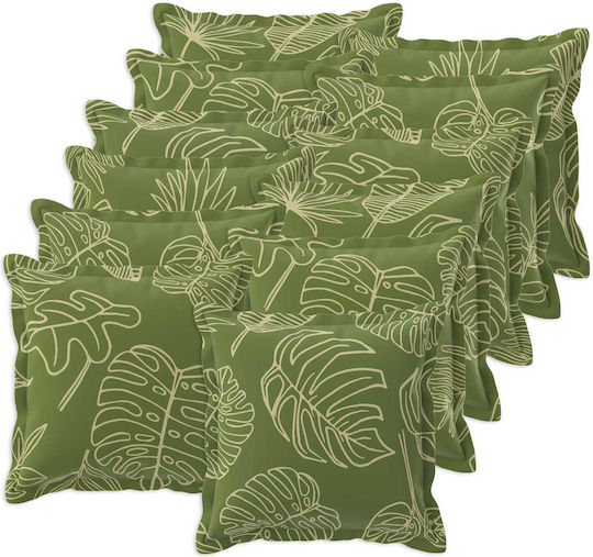 vidaXL vidaXL Decorative Pillow Case Houten Leaf 45x45cm