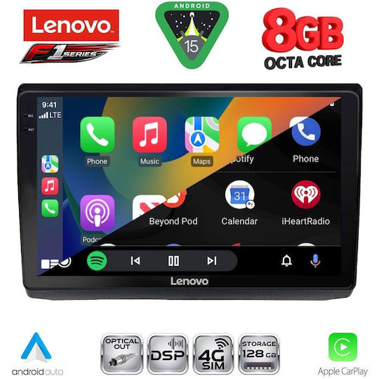 Lenovo Автомобилна Аудио Система За Opel Vivaro Renault Trafic Nissan Primastar 2004-2015 (Bluetooth/USB/WiFi/GPS/Apple CarPlay/Android Auto) С Touch Screen 10"