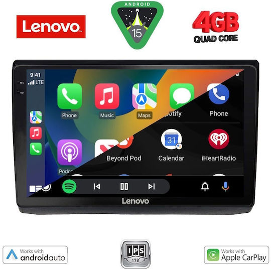 Lenovo Автомобилна Аудио Система За Opel Vivaro Renault Trafic Nissan Primastar 2004-2015 Bluetooth USB WiFi GPS Apple CarPlay Android Auto С Touch Screen 10"