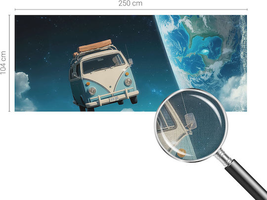 Tulup Kinder Tapeten Magicstick Weltraumreise Wohnwagen 250x104