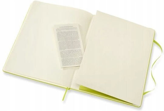 Moleskine 96-Page Notebook with Hard Cover Yellow
