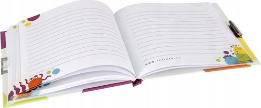 Starpak Kinder-Notizbuch mit Hartcover und Schloss Mehrfarbig