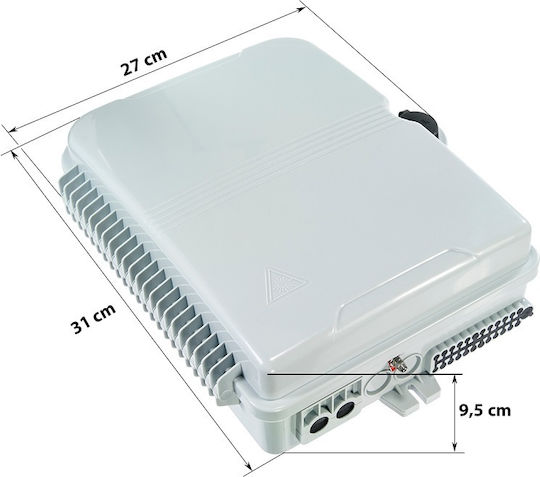 Opton Fiber Distribution Box 2 In 24 Out