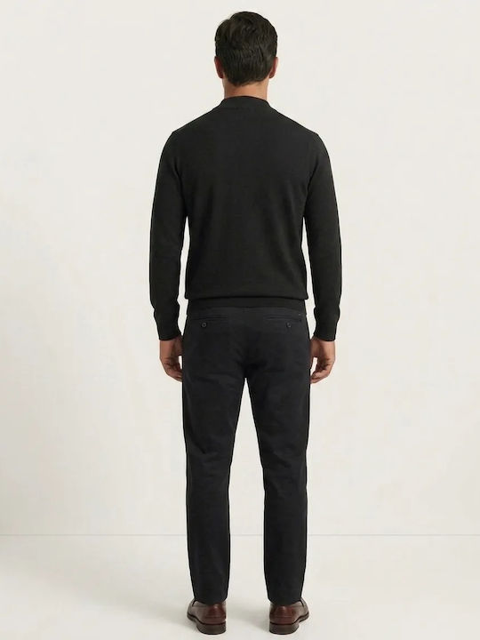 Langarm Bluse Schwarz