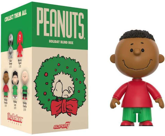 Peanuts Reaction Φιγούρες Δράσης Μεγέθους 10cm Wave 08 Holiday Blind Box Display Σετ 12 Τεμάχια
