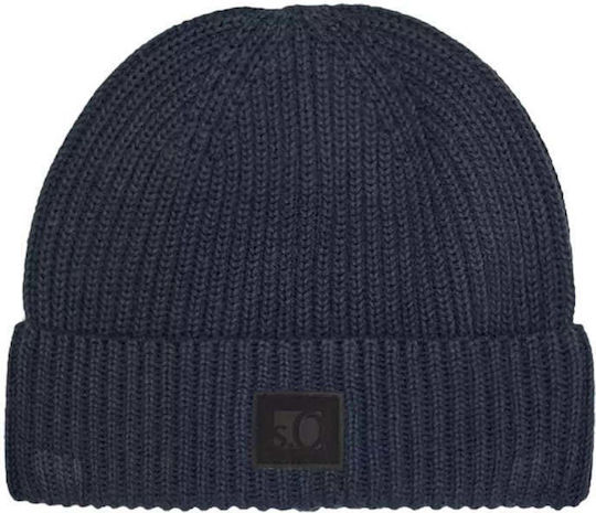 Beanie Căciulă Pentru Bărbați Tricotată În Albastru Marin