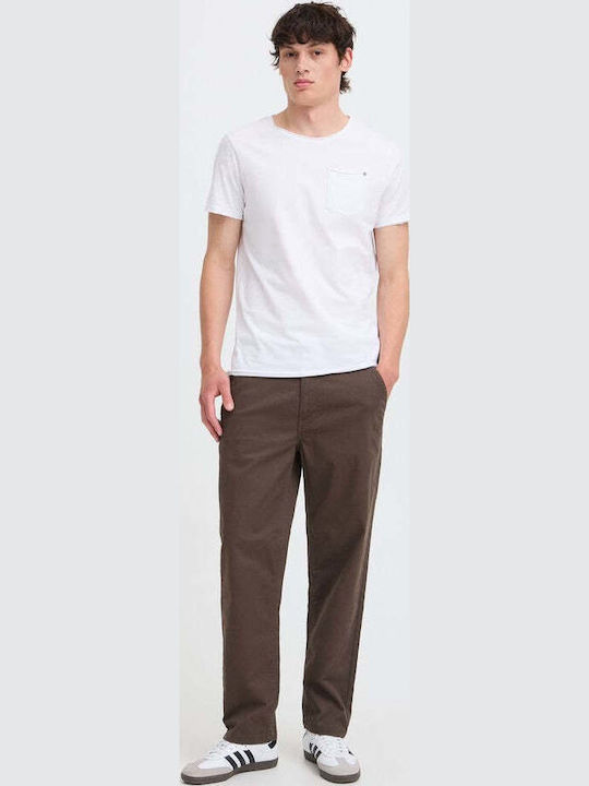 Ανδρικό Παντελόνι Chino Ελαστικό Relaxed Fit Brown