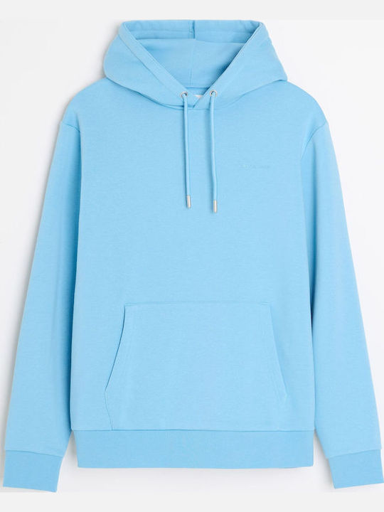 Basehoody S264 Φούτερ με Κουκούλα Γαλάζιο